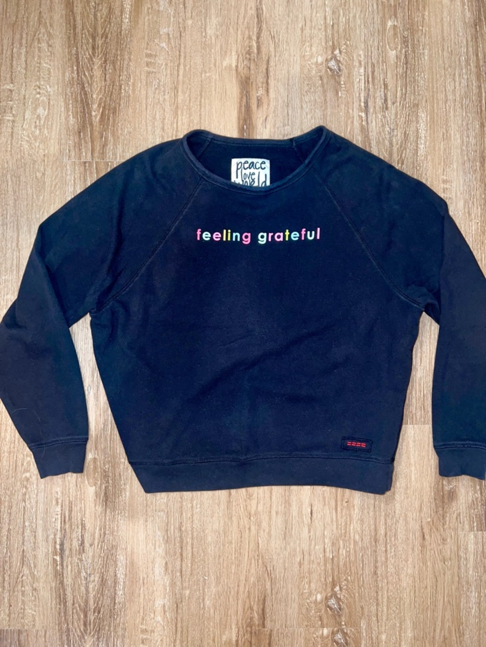 Peace Love World | Peace Love World “Feeling Grateful” Crewneck